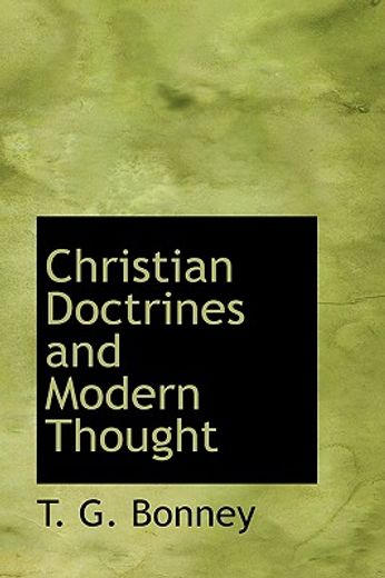 christian doctrines and modern thought