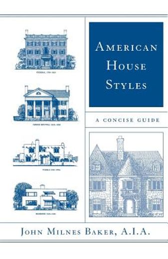 american house styles,a concise guide (en Inglés)
