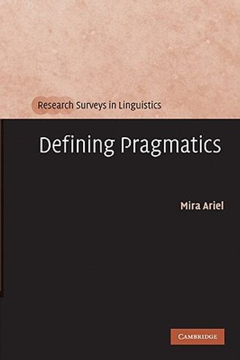 defining pragmatics