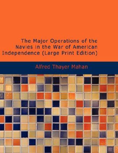 major operations of the navies in the war of american independence (large p