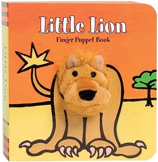 little lion finger puppet book (en Inglés)