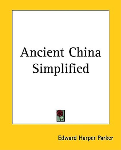 ancient china simplified