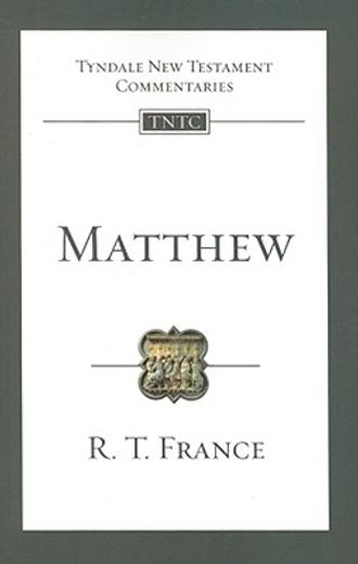 matthew,an introduction and commentary