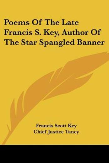 poems of the late francis s. key, author