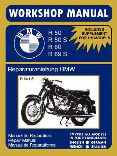 bmw motorcycles workshop manual r50 r50s r60 r69s (in English)