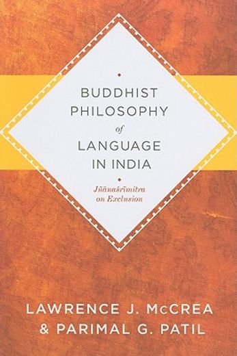 buddhist philosophy of language in india,jnanasrimitra on exclusion