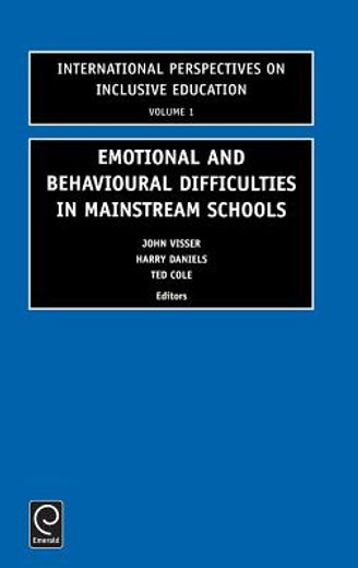 emotional and behavioural difficulties in mainstream schools