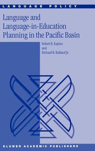 language and language-in-education planning in the pacific basin (en Inglés)