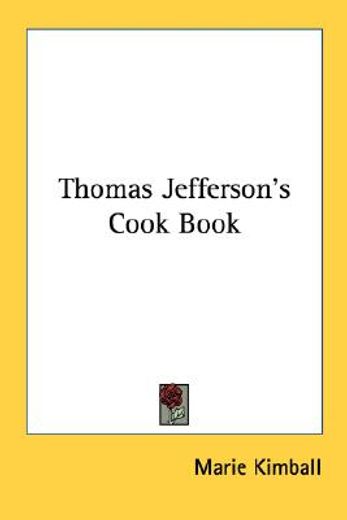 thomas jefferson´s cook book