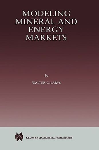 modeling mineral and energy markets (en Inglés)