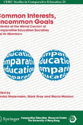 common interests, uncommon goals (en Inglés)