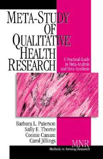 meta-study of qualitative health research,a practical guide to meta-analysis and meta-synthesis