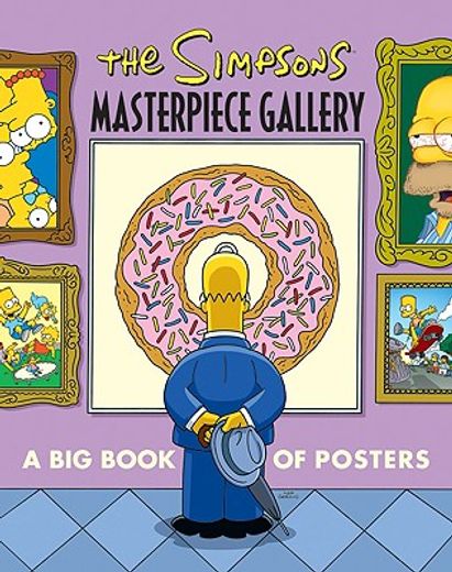 the simpsons masterpiece gallery,a big book of posters