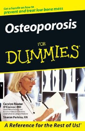 osteoporosis for dummies (en Inglés)