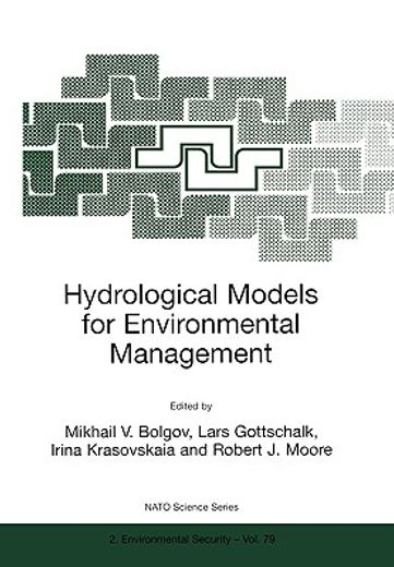 hydrological models for environmental management (en Inglés)