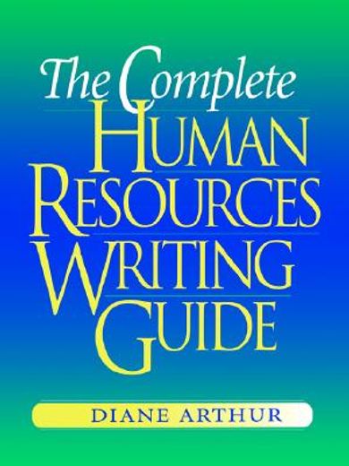 the complete human resources writing guide (in English)