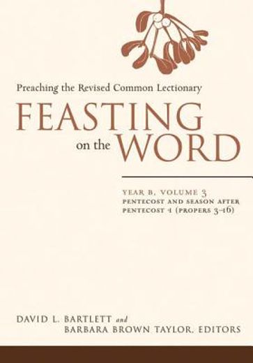 feasting on the word,preaching the revised common lectionary