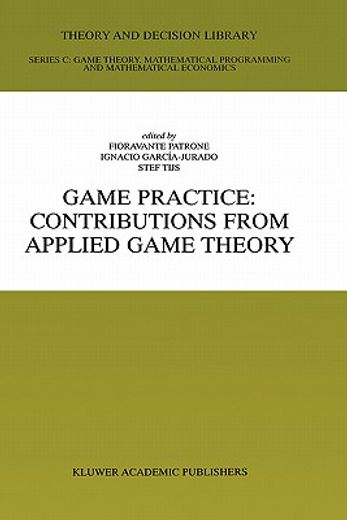 game practice: contributions from applied game theory (in English)