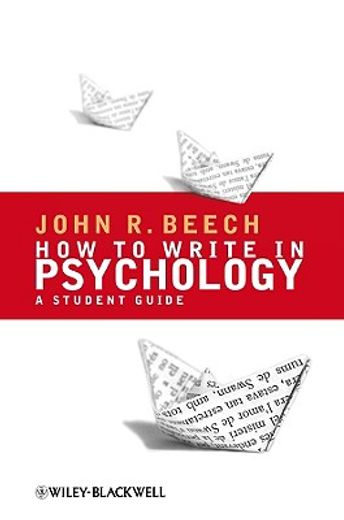 How to Write in Psychology: A Student Guide (in English)