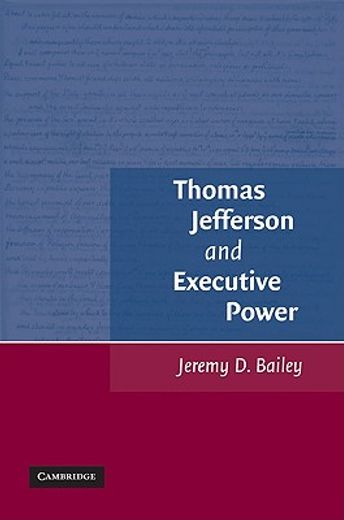 thomas jefferson and executive power