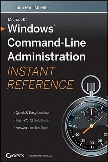 windows command line administration,instant reference