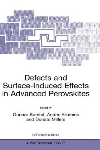 defects and surface-induced effects in advanced perovskites