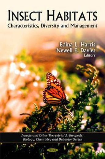 insect habitats,characteristics, diversity and management