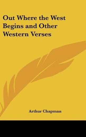 out where the west begins and other western verses