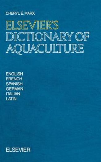 elsevier dictionary of aquaculture