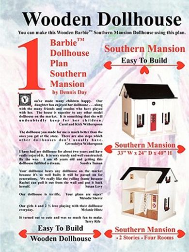 barbie dollhouse plan southern mansion
