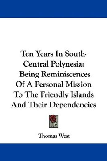 ten years in south-central polynesia: be