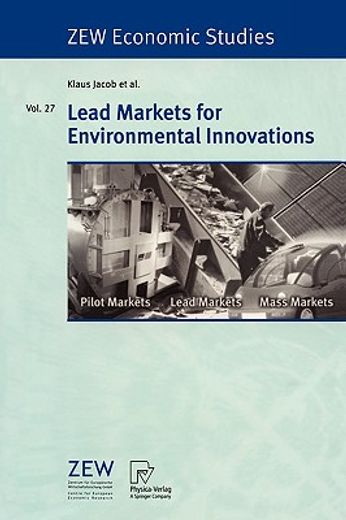 lead markets for environmental innovations (in English)