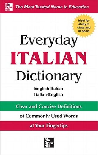 everyday italian dictionary,english-italian, italian-english (en Inglés)