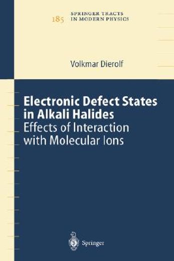 electronic defect states in alkali halides