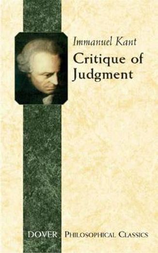 critique of judgment (en Inglés)