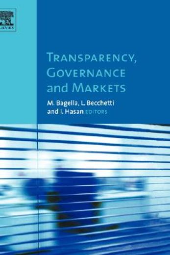 transparency, governance and markets