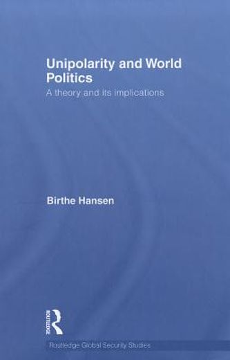 unipolarity and world politics,a theory and its implications