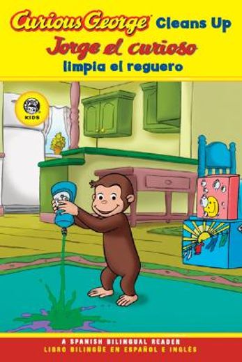 curious george cleans up/jorge el curioso limpia el reguero