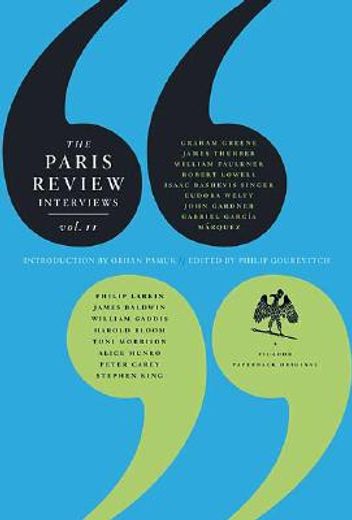 the paris review interviews (in English)