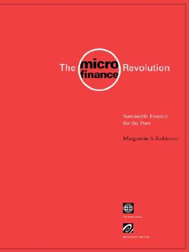 the microfinance revolution,sustainable finance for the poor