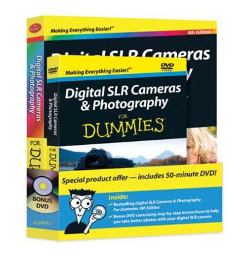 digital slr cameras and photography for dummies, book + dvd bundle
