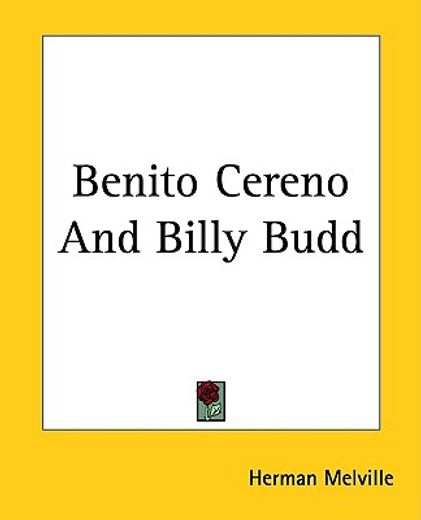 benito cereno and billy budd