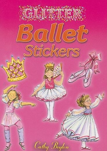 glitter ballet stickers