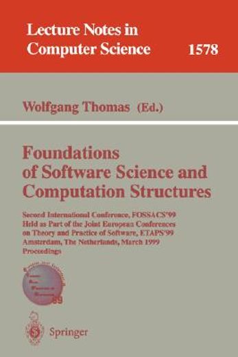 foundations of software science and computation structures (en Inglés)