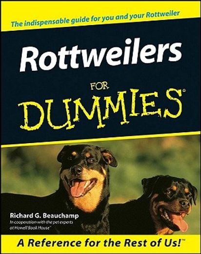 rottweilers for dummies (en Inglés)