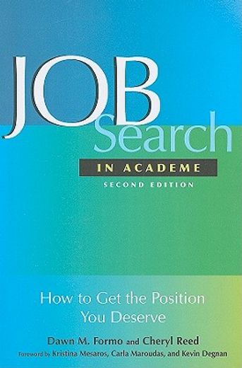 job search in academe,the insightful guide for faculty job candidates