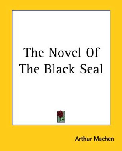 the novel of the black seal