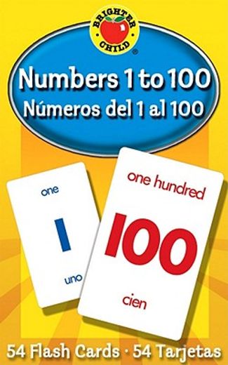 numbers 1 to 100/numeros del 1 al 100,flash cards