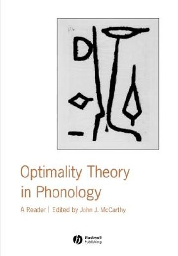 optimality theory in phonology,a reader