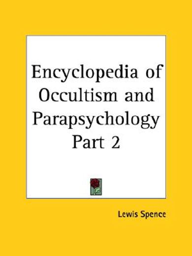 encyclopedia of occultism (in English)